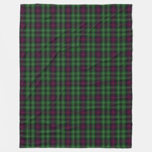 Scottish Clan Cunningham Classic Tartan Plaid Fleece Blanket