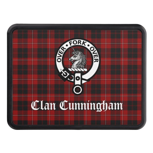 Scottish Clan Cunningham Crest Badge  Trailer Hitch Cover (Front)