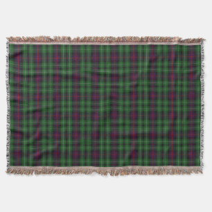Scottish Clan Cunningham Tartan Plaid Throw Blanket