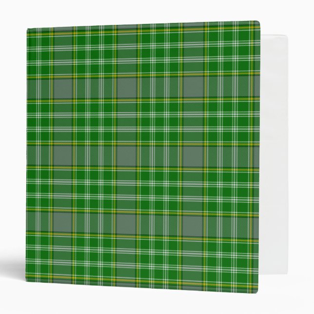 Scottish Clan Currie Tartan Plaid Binder (Front/Inside)