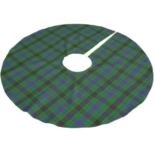 Scottish Clan Davidson Tartan Brushed Polyester Tree Skirt