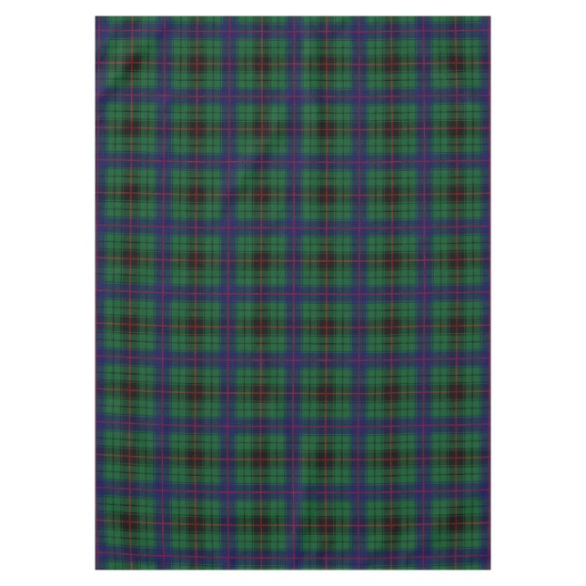 Scottish Clan Davidson Tartan Plaid Tablecloth (Front)