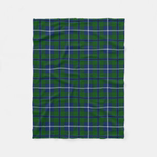 Scottish Clan Douglas Tartan Plaid Fleece Blanket