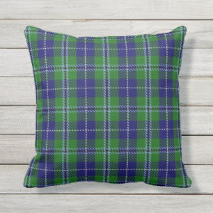 Scottish Clan Douglas Tartan Throw Pillow