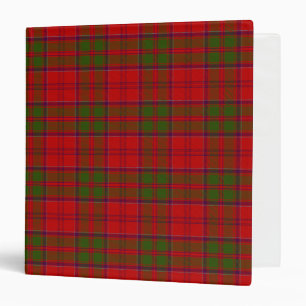 Scottish Clan Drummond Tartan Plaid Binder