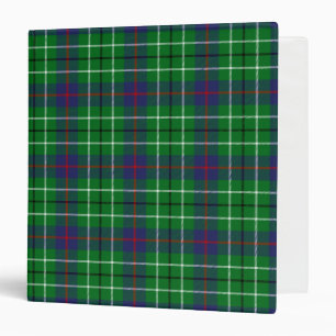 Scottish Clan Duncan Tartan Plaid Binder