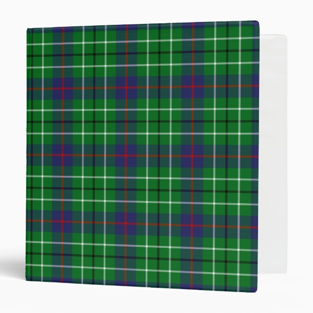 Scottish Clan Duncan Tartan Plaid Binder (Front/Inside)