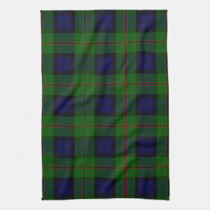 Scottish Clan Dundas Tartan Plaid Kitchen Towel