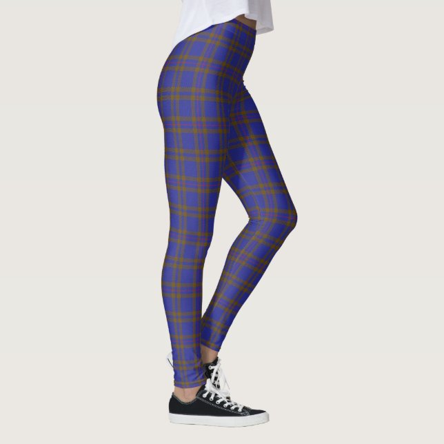 Scottish Clan Elliot Elliott Tartan Leggings (Right)