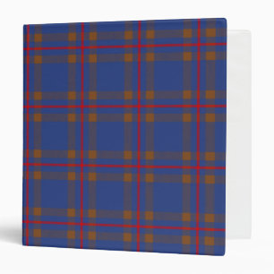 Scottish Clan Elliot Tartan Plaid Binder