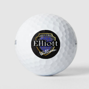 Scottish Clan Elliott Personalize Your Name Golf Balls