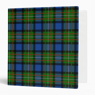 Scottish Clan Fergusson Tartan Plaid Binder