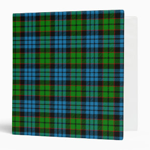 Scottish Clan Fletcher Tartan Plaid Binder