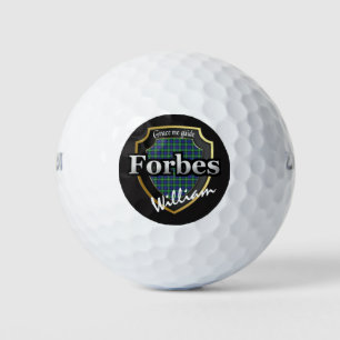 Scottish Clan Forbes Personalize Your Name Golf Balls