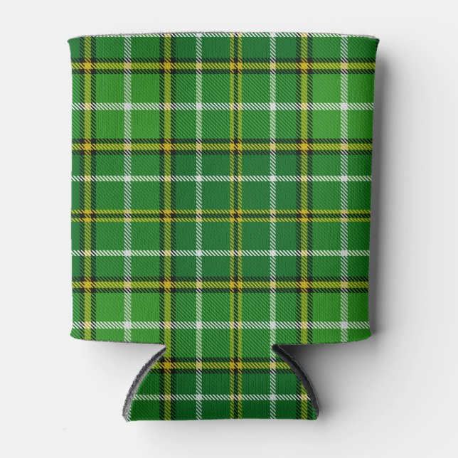 Scottish Clan Forrester Hunting Tartan Plaid Can Cooler (Front)