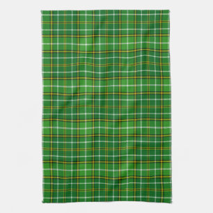 Scottish Clan Forrester Hunting Tartan Plaid Kitchen Towel