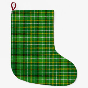 Scottish Clan Forrester Hunting Tartan Plaid Large Christmas Stocking