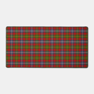 Scottish Clan Forrester Tartan Plaid Desk Mat