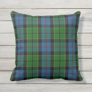 Scottish Clan Forsyth Forsythe Tartan Throw Pillow