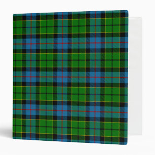 Scottish Clan Forsyth Tartan Plaid Binder
