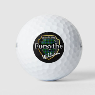 Scottish Clan Forsythe Personalize Your Name Golf Balls