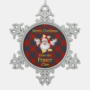 Scottish Clan Fraser Christmas Ornament