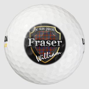 Scottish Clan Fraser of Lovat Personalize Name Golf Balls