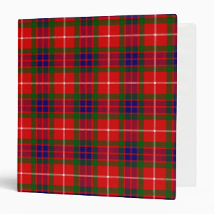 Scottish Clan Fraser of Lovat Tartan Plaid Binder