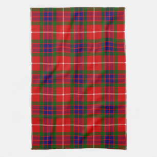 Scottish Clan Fraser of Lovat Tartan Plaid Kitchen Towel