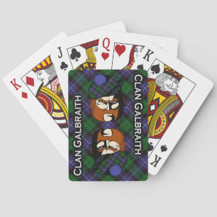 Scottish Clan Galbraith Tartan Deck Playing Cards