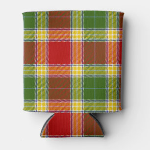 Scottish Clan Gibson Tartan Plaid Can Cooler