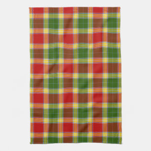 Scottish Clan Gibson Tartan Plaid Kitchen Towel