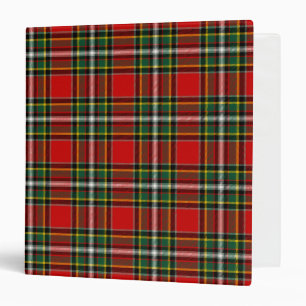 Scottish Clan Gillespie Tartan Plaid Binder