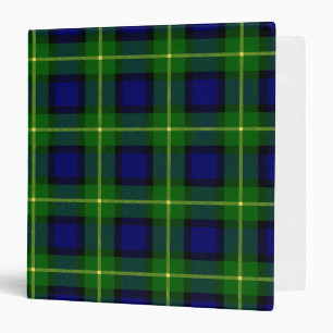 Scottish Clan Gordon Tartan Plaid Binder