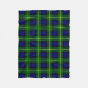 Scottish Clan Gordon Tartan Plaid Fleece Blanket