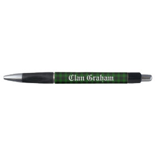 Scottish Clan Graham Tartan Pen