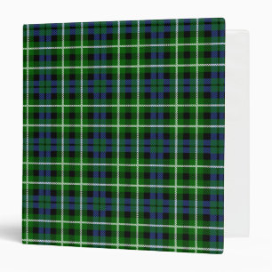 Scottish Clan Graham Tartan Plaid Binder
