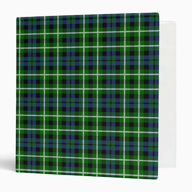 Scottish Clan Graham Tartan Plaid Binder (Front/Inside)