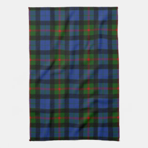 Scottish Clan Gunn Tartan Plaid Kitchen Towel