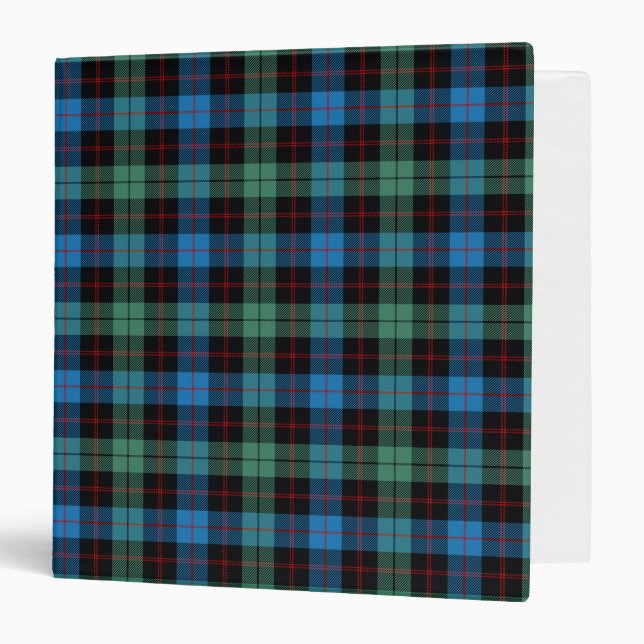 Scottish Clan Guthrie Tartan Plaid Binder (Front/Inside)