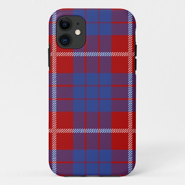 Scottish Clan Hamilton Tartan Plaid Case-Mate iPhone Case (Back)
