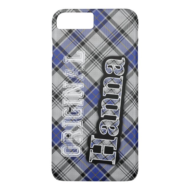 Scottish Clan Hanna Hannay Tartan Case-Mate iPhone Case (Back)