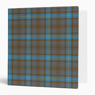 Scottish Clan Hannah Tartan Plaid Binder