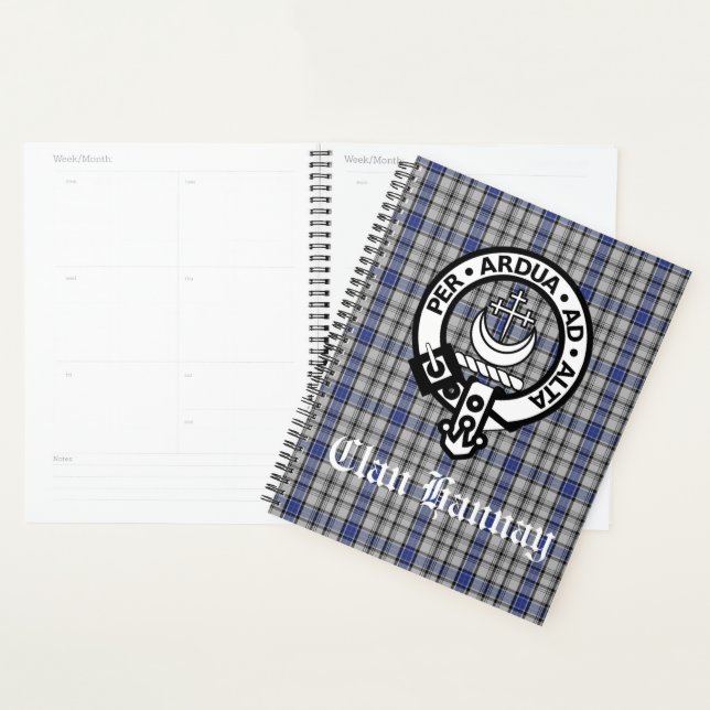 Scottish Clan Hannay Custom Planner (Devant avec enveloppe)
