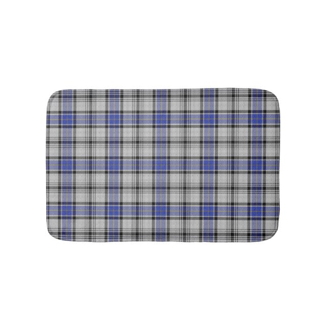 Scottish Clan Hannay Tartan Plaid Bath Mat (Front)