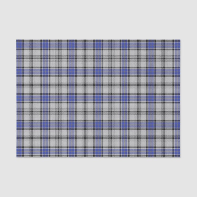 Scottish Clan Hannay Tartan Plaid Tissue Paper (Front)