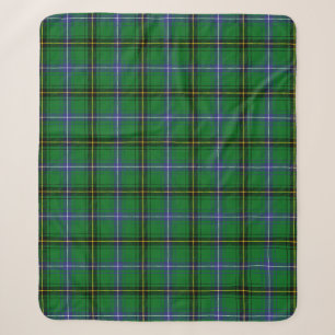 Scottish Clan Henderson Tartan Plaid Sherpa Blanket