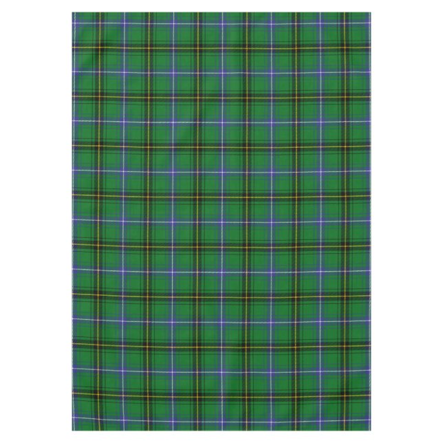 Scottish Clan Henderson Tartan Plaid Tablecloth (Front)