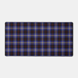 Scottish Clan Hill Tartan Plaid Desk Mat