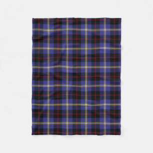 Scottish Clan Hill Tartan Plaid Fleece Blanket